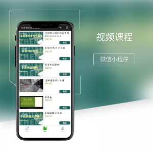 视频课程小程序